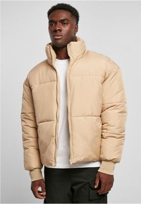 Oversize puffer jacket in short model men