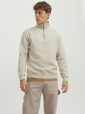 Half zip sweatshirts moonbeam herr