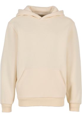 Huvtröja för barn med fluffy – vit sand