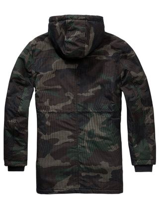 Netpattern camo parka