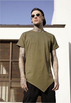 Long t-shirt for men asymmetric