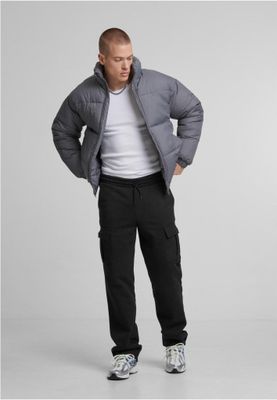 Thick Puffer Jacket Men with High Collar