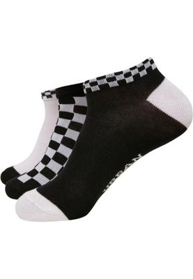 Sneaker socks checks 3-pack