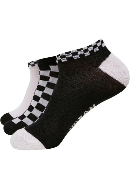 Sneaker socks checks 3-pack