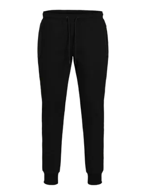 Svart slim fit joggingbyxa