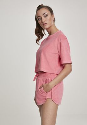 Short t-shirt in terry women