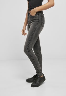 Jeans för dam slim – black stone washed