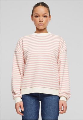 Stribet oversize sømandsskjorte - damer