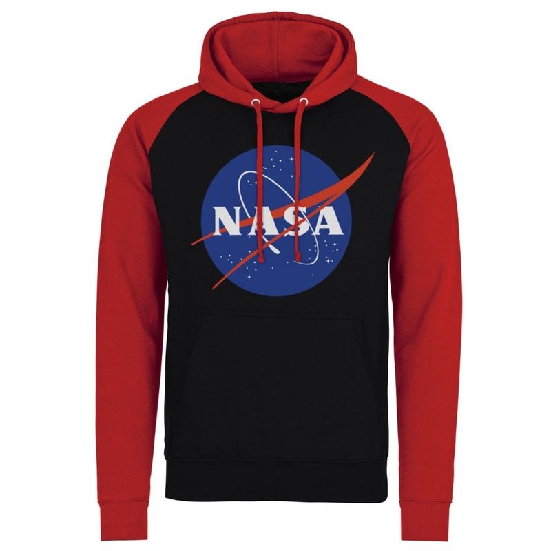 NASA logo baseball hoodie