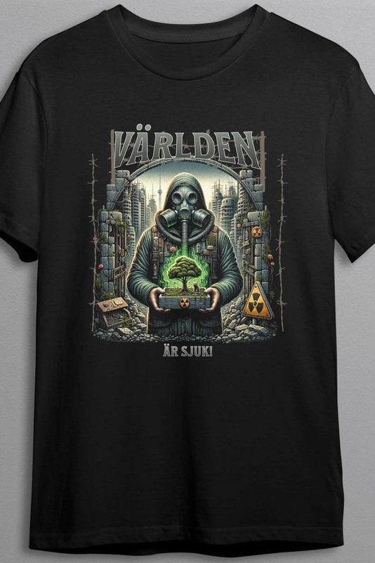 Världen är sjuk - T-shirt