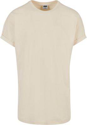 Long Shaped Turnup Tee Whitesand
