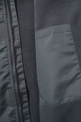 Windbreaker with fleece lining gray - Child