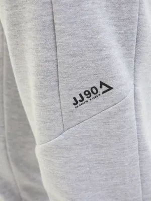 Ljusgrå slim fit joggingbyxa