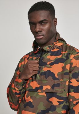 Camo Pull Over Windbreaker