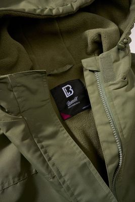 Lined windbreaker olive - Ladies