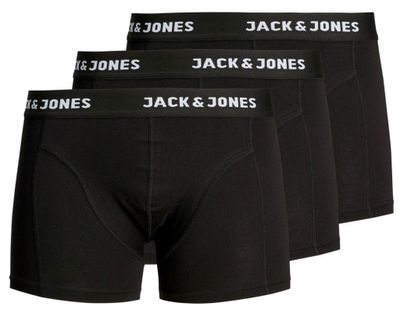3-pack black boxer shorts Jack & Jones