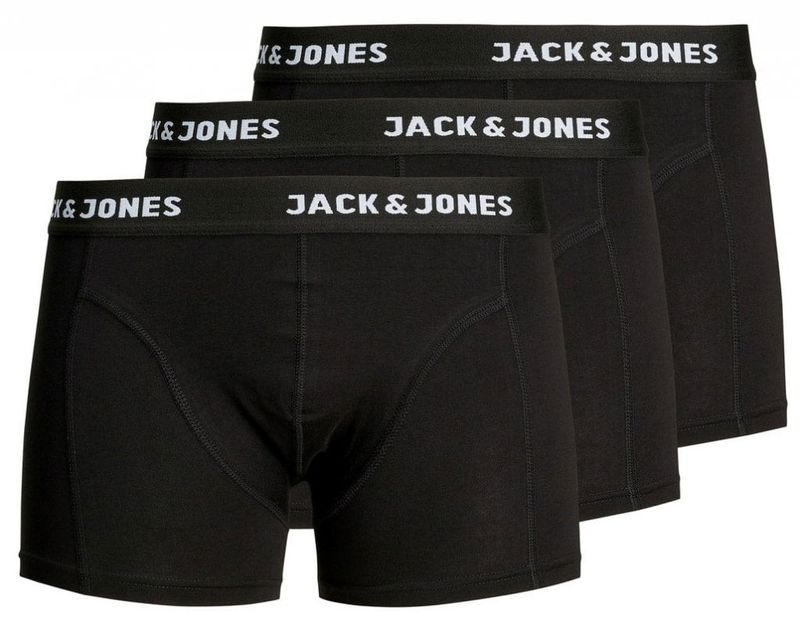 3-pak sort bokseshorts Jack & Jones