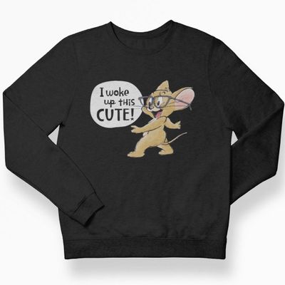 Jerry - I woke up this cute sweatshirt kids