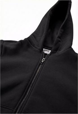 Huvtröja för barn med fluffy – svart