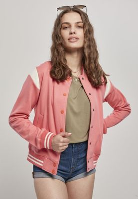 Pink baseball jacket women