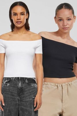 Off-the-shoulder tank top - 2-pack