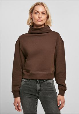 Ladies Organic Short High Neck Crew