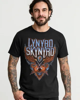 Lynyrd Skynyrd Eagle T-shirt i svart