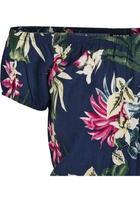 Short jumpsuit with pattern ladies