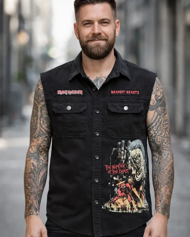Iron Maiden Vintage Shirt sleeveless NOTB