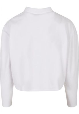 Ladies Short Oversized Polo Longsleeve