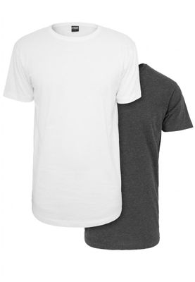 2-pack Shaped long tee