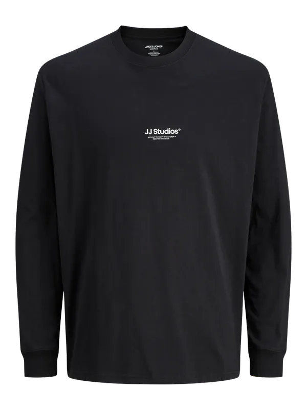 Avslappnad T-shirt med Långa Ärmar