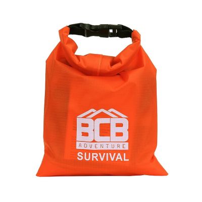 Survival kit in dry bag