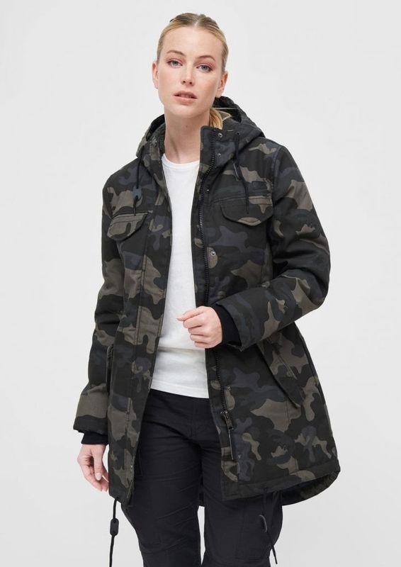 Marsh Lake Teddy Parka Darkcamo - Dæme