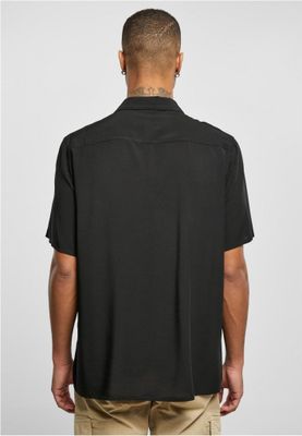 Short -sleeved shirt men's viscose