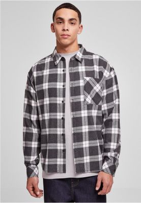 Boxy Dark Checked Shirt