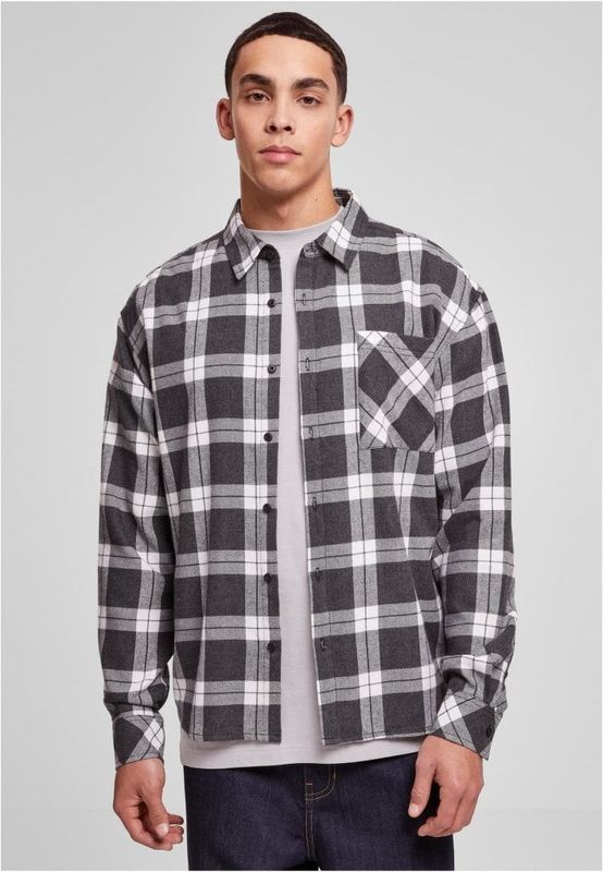 Boxy Dark Checked Shirt