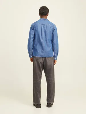 Jeansskjorta regular fit - herr