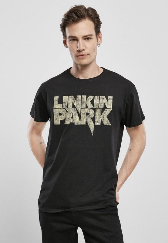 Linkin Park distressed logo T-shirt