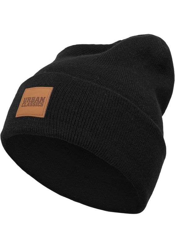 Leatherpatch Long Beanie