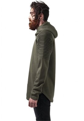 Pleated hoodie