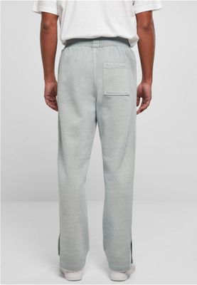 Soft trousers with wide cuffs and slits