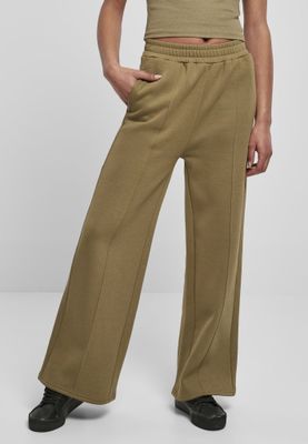 Straight and at soft ice trousers with press crease lady
