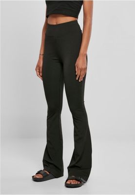 Ladies Recycled High Waist Flared Leggings