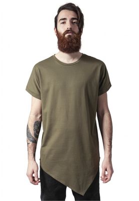 Long t-shirt for men asymmetric