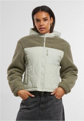 Sherpa Crinkle Nylon Mix Jacket
