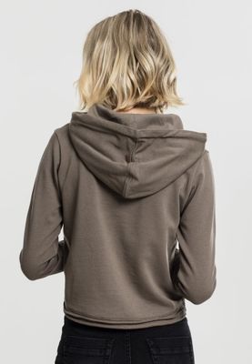 Kort hoodie dam