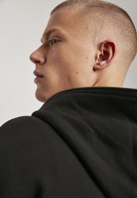 Hoodie with zipper men in organic cotton