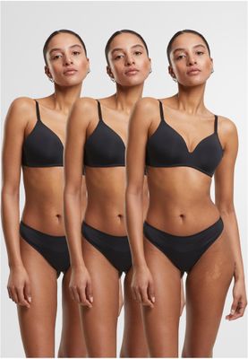 Ladies Bonded Tanga 3-Pack för Elegant Komfort