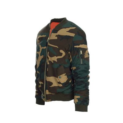 Bomber jacket in camouflage children